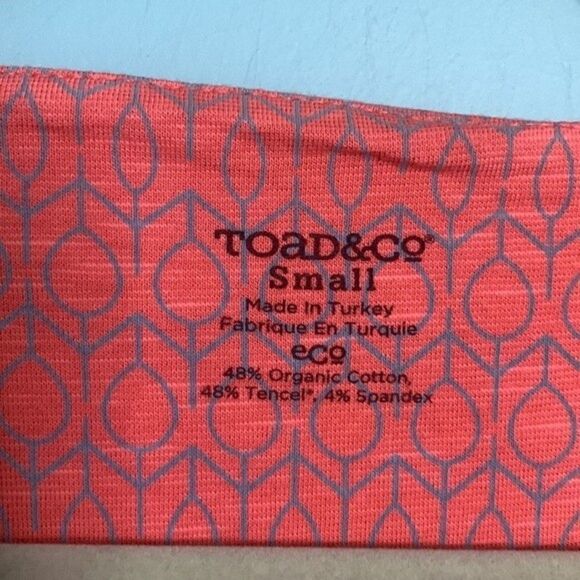 Toad&Co Coral Patterned Tencel Dress - Picture 4 of 6